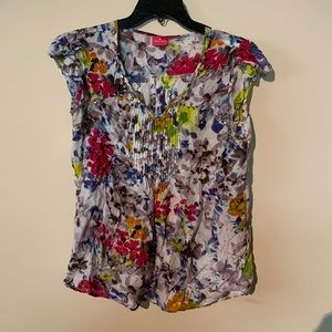 Together Floral Top with Sequins